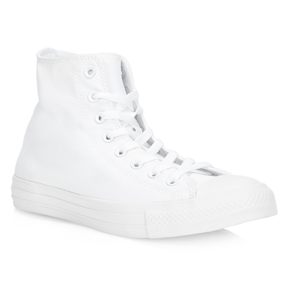 Converse All White High Top Sneakers